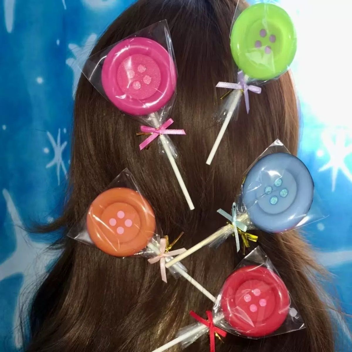 Tech Inspired Accessories - Y2K Cute Lollipop Hair Clip Harajuku