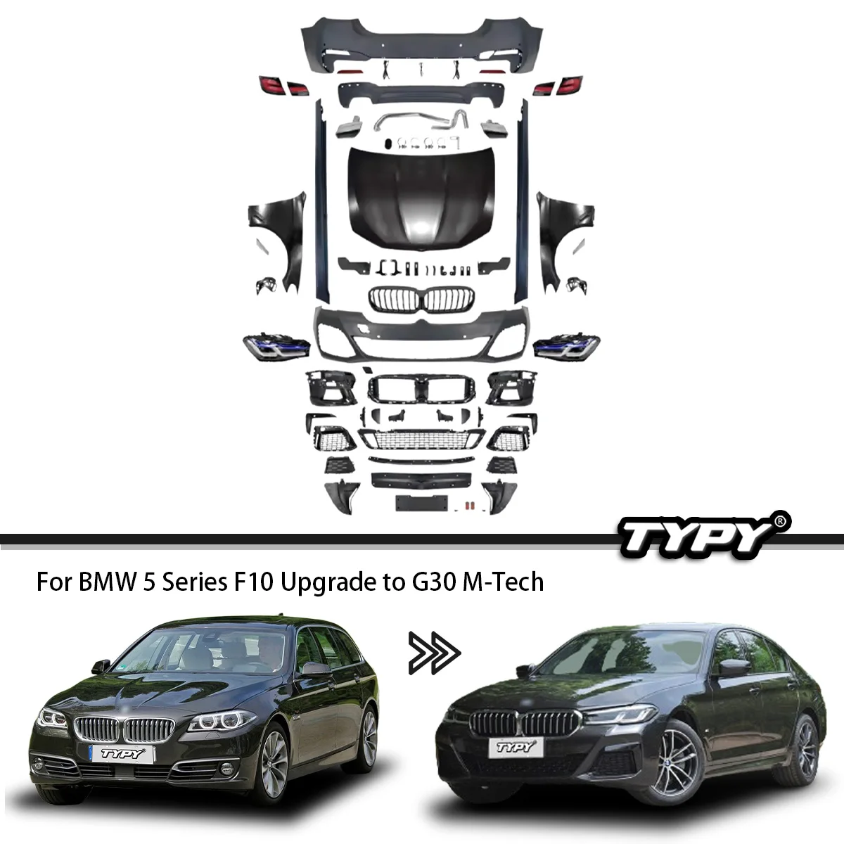 Body Kits For BMW 5 Series F10 - M Tech Accessories recension och pris