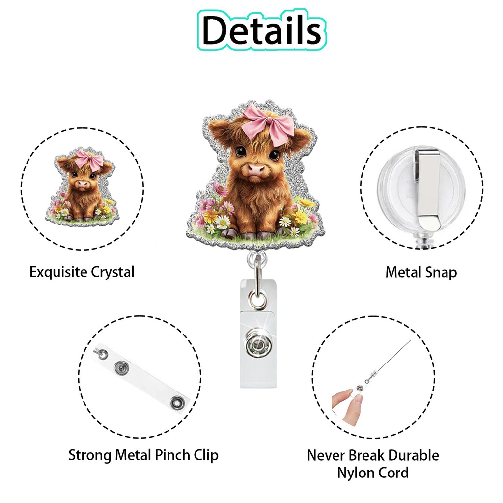 Acrylic Retractable Badge Reel - Xray Tech Accessories recension och pris