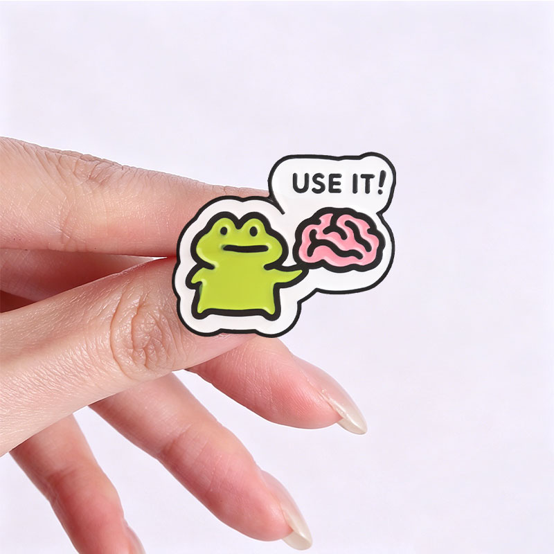 Funny Frog Badges Cute Cartoon - Kawaii Tech Accessories recension och pris
