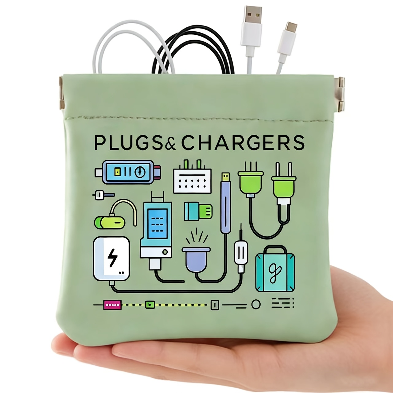 Portable Cable Organizer Bag 1 - Tech Accessories Travel recension och pris