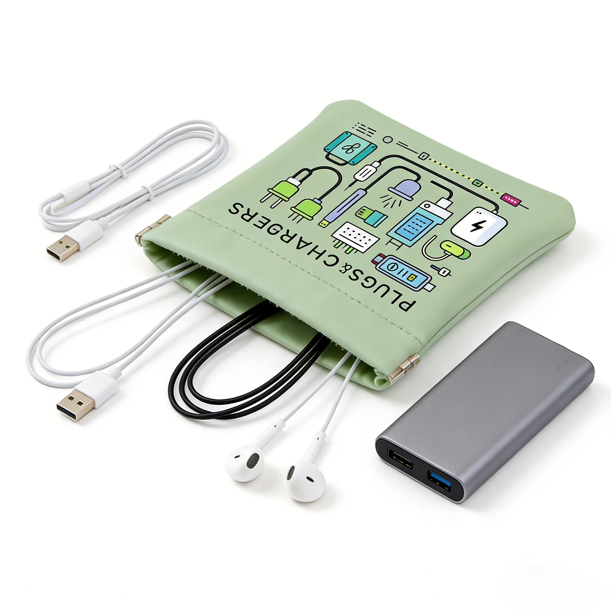 Portable Cable Organizer Bag 1 - Tech Accessories Travel recension och pris