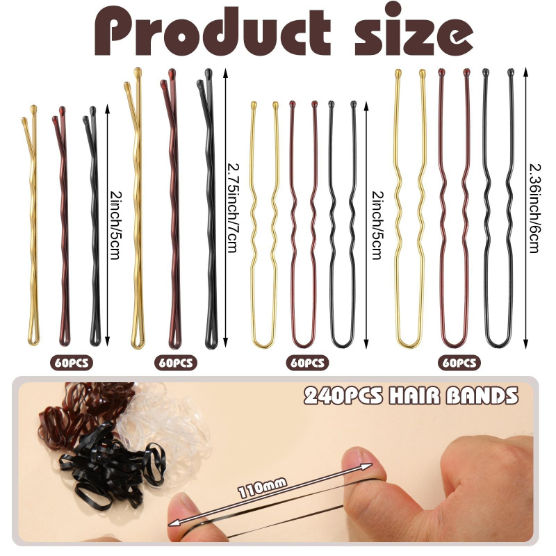 480Pcs Per Box Hair Styling Ac - Tech Accessories Box recension och pris