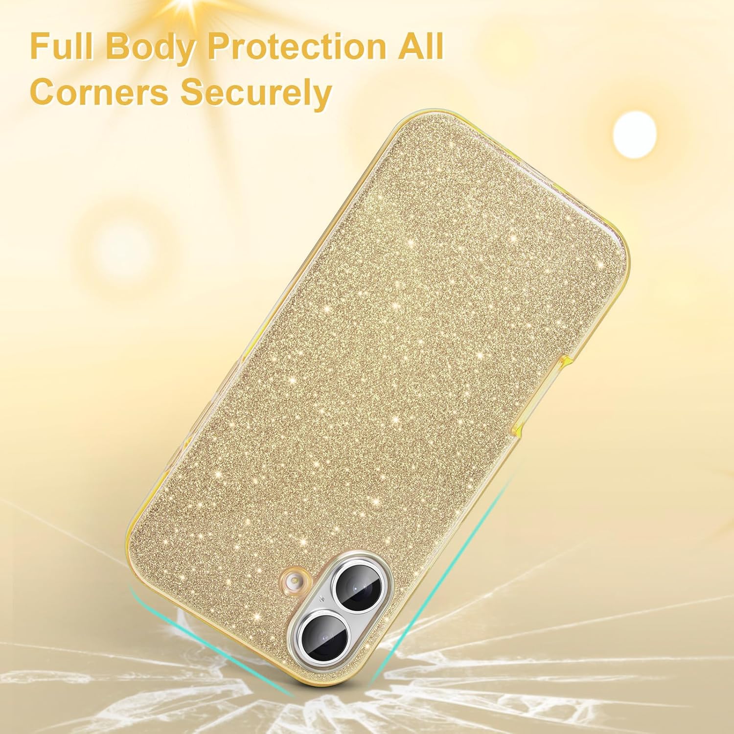 Gold Glitter Bling Case For iP - Tech Accessories Iphone recension och pris