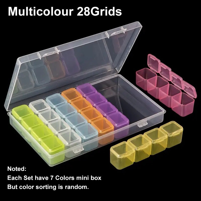28/56 Grids Plastic Beads Stor - Tech Accessories Box recension och pris