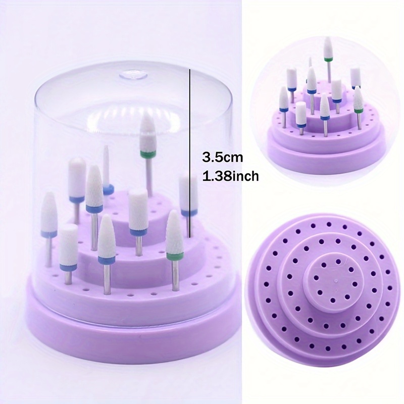 1pc Nail Drill Bit Holder XC G - Tech Accessories Box recension och pris