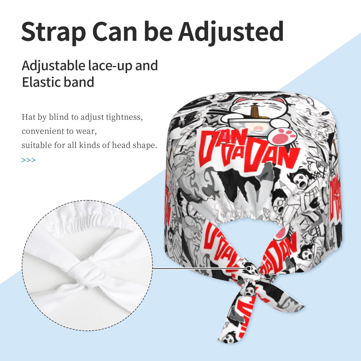 Scrub Caps Anime DanDaDan Nurs - Kawaii Tech Accessories recension och pris