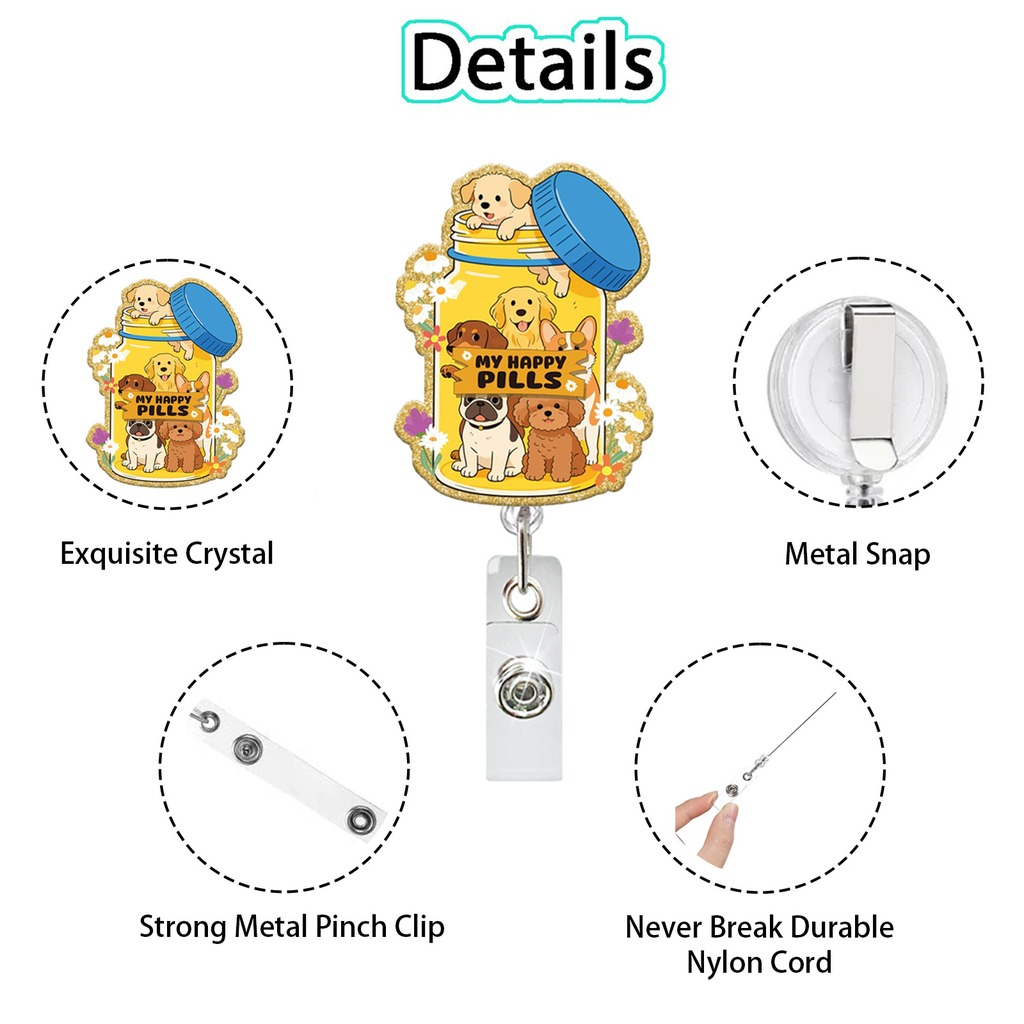 Funny Nurse Badge Reel Dumpste - Xray Tech Accessories recension och pris