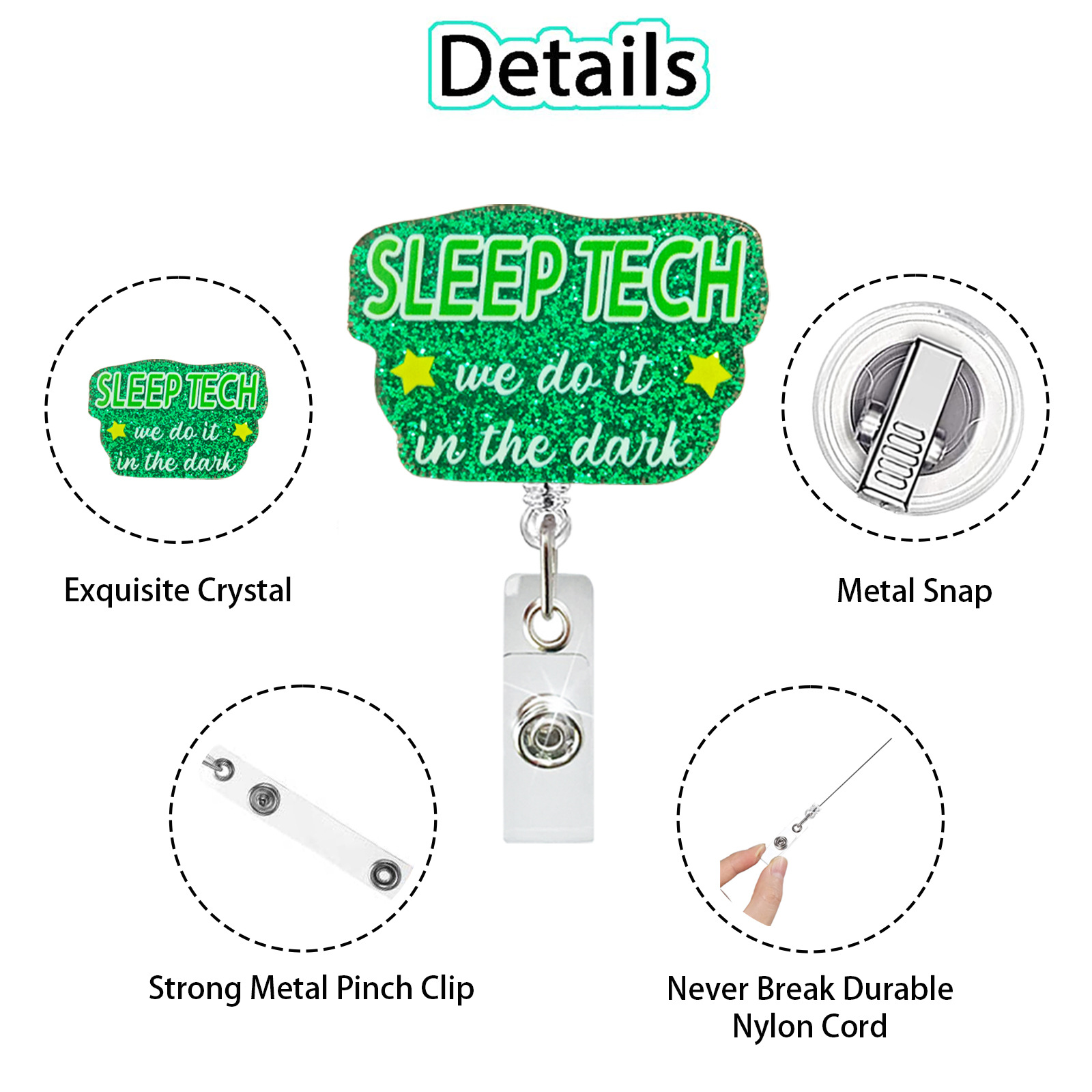 Rtractable Badge Reel With All - Xray Tech Accessories recension och pris
